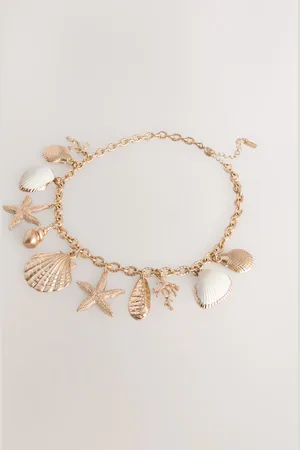 Next Tone Shell Charm Necklace