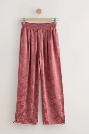 Next Satin Jacquard Harem Trousers