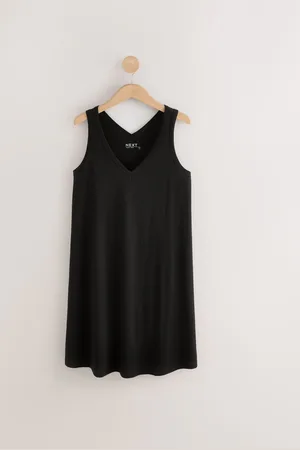 Next Sleeveless V-Neck Slouch Dress
