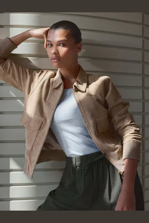 Next Real Suede Bomber Jacket