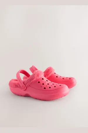 Next Coral Womens Faux Fur Lined Clogs Slippers