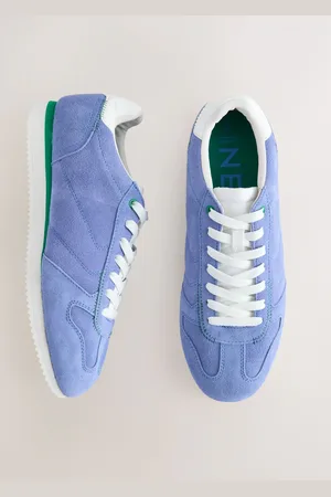 Next Forever Comfort Leather Round Toe Retro Chunky Lace Up Trainers