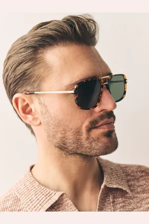 Next Tortoiseshell Signature Navigator Sunglasses