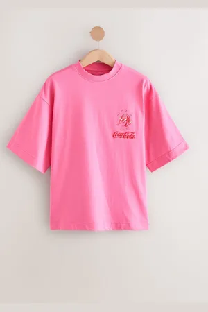 Next /Red Beach Club Cotton Official Coca Cola Licence Graphic Short Sleeve Crew Neck T-Shirt