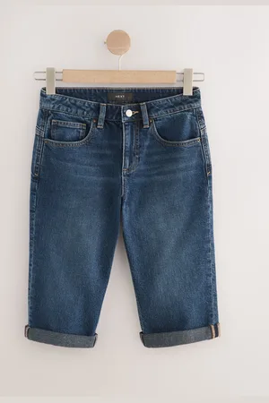 Next Inky Knee Length Bermuda Denim Shorts