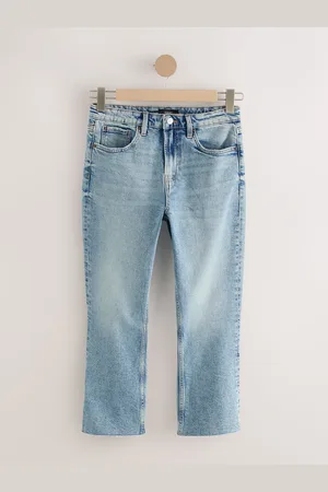 Next Mid Kick Flare Cropped Comfort Stretch Jeans