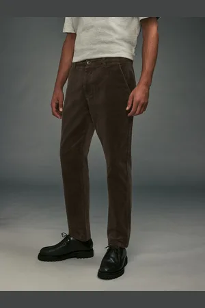 Next Dark Slim Fit Corduroy Chino Trousers