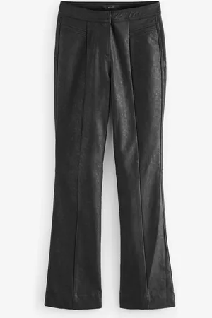 Next Faux Leather Bootcut Trousers