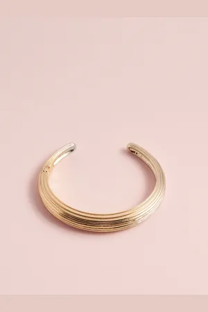 Next Tone Tabitha Simmons x Bella Ridged Cuff Bracelet