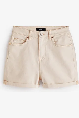 Next Ecru Mom Comfort Stretch Shorts