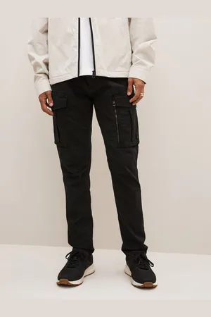Next Slim Fit Zip Detail Stretch Cargo Trousers