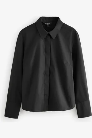 Next Fitted Collared Essential Long Sleeve Shirt