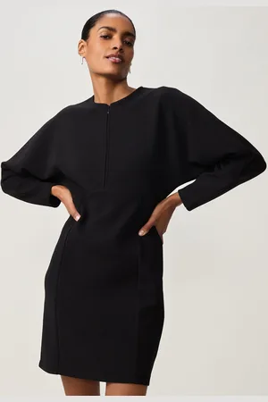 Next Long Sleeve Zip Front Mini Dress