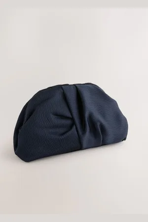 Next Ruched Snap Clutch Bag