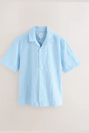 Next Textured Short Sleeve Shirt