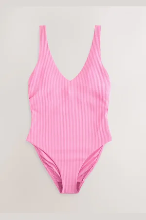 Next Rib DD+ Wired Plunge Neck Tummy Control Swimsuit
