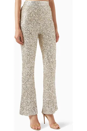 Sequin Flared Trousers – Never Fully Dressed