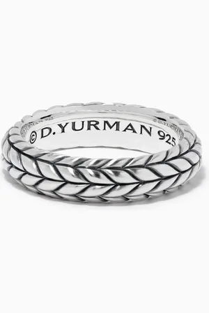 David Yurman Chevron Band Ring in Sterling