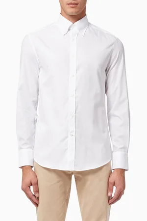 Brunello Cucinelli Long Sleeve Shirt in Cotton