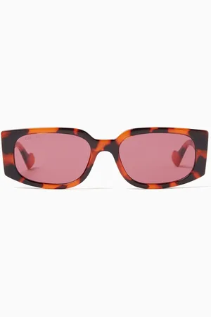 Gucci Rectangle Sunglasses in Recycled Acetate