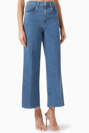 Le Jean Juliette Wide-leg Jeans in Denim
