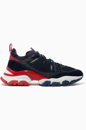 Moncler Leave No Trace Sneakers in Mesh & Leather