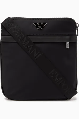 Emporio Armani EA Flat Crossbody Bag in Nylon