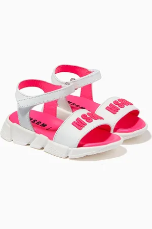 Msgm Logo Sandals