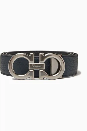 Salvatore Ferragamo Gancini Buckle Belt in Calf Leather