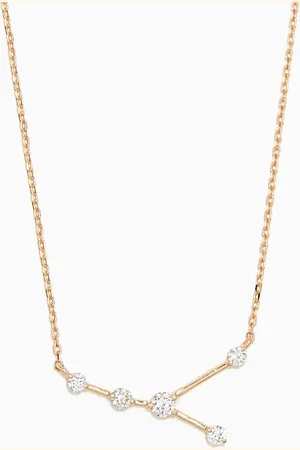 Fergus James Cancer (22 June - 22 July) Constellation Diamond Necklace in 18kt Yellow