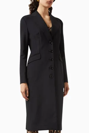 Dolce & Gabbana X Kim Tailored Coat Dress in Technical Jersey