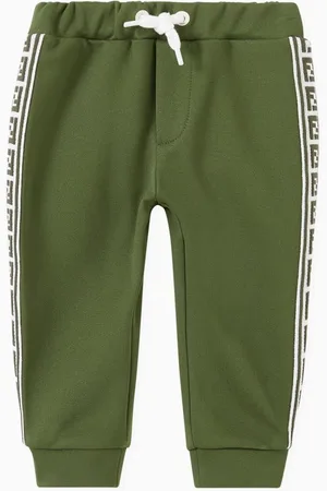 Fendi FF Tape Sweatpants in Cotton