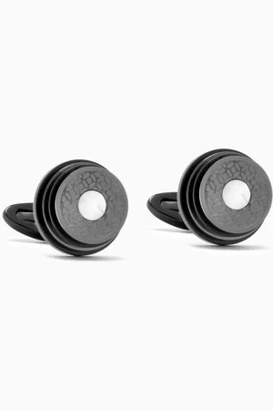 MONTEGRAPPA Stairway Cufflinks in PVD Metal