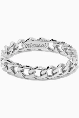 MIANSAI Cuban Link Ring in Sterling Silver
