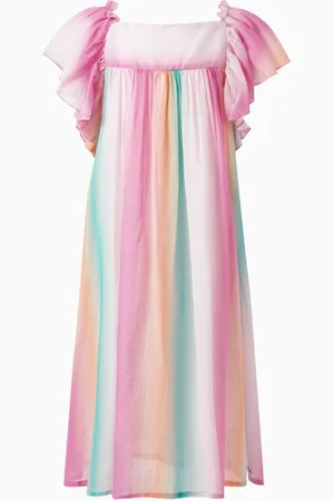 Chloé Striped Dress in Crepe
