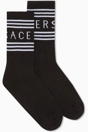 VERSACE 90s Vintage Socks in Cotton-blend