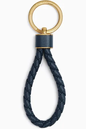 Bottega Veneta Keyring in Intrecciato Leather
