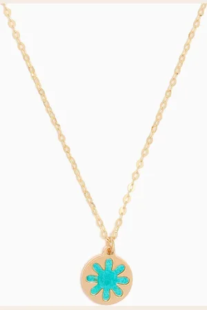 Damas Ara Flower Necklace in 18k Gold