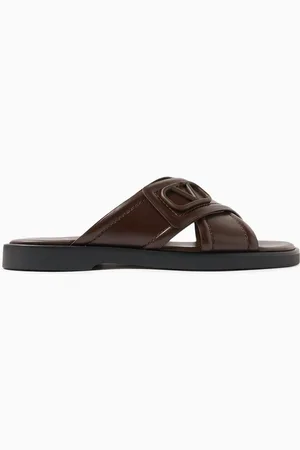 VALENTINO GARAVANI Criss Cross Sandals in Leather