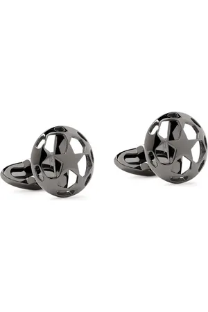 MONTEGRAPPA UEFA Champions League Cufflinks in IP Stainless Steel