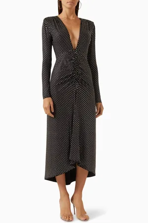 VERONICA BEARD Kiah Crystal-embellished Maxi Dress in Jersey