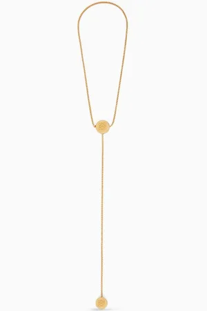 Loewe Anagram Pebble Necklace in Sterling Silver