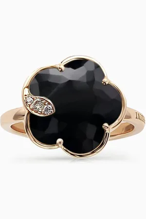 Pasquale Bruni Petit Joli Diamond Ring with Onyx in 18kt