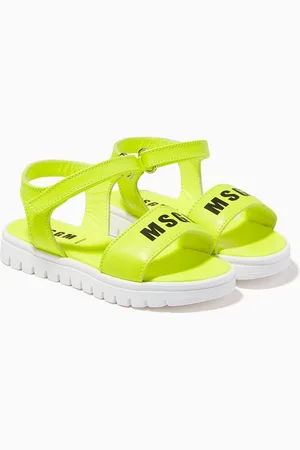 Msgm Logo Sandals