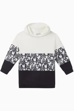 Moncler Tricolour Hoodie in Cotton