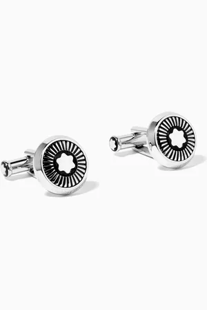 Montblanc Star Cufflinks in Stainless Steel