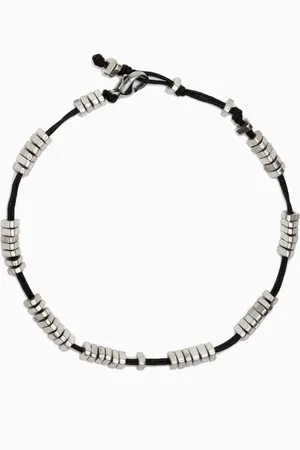 The Monotype The Miles Beaded Bracelet in Cord & Plating