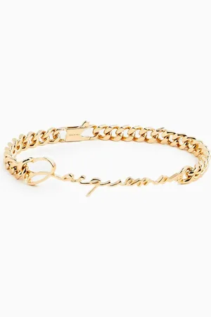 Jacquemus La Gourmette Signature Chain Bracelet in -plated Brass