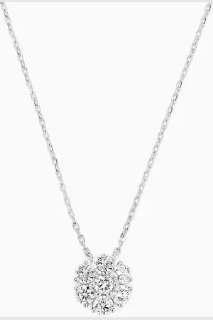 Fergus James Flower Diamond Necklace in 18kt Gold