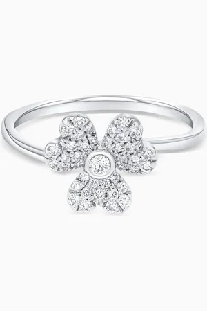 Damas Flora Diamond Ring in 18kt Gold